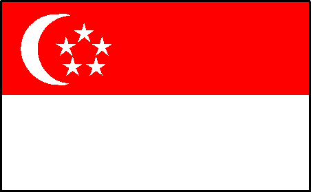 Flagge Singapur