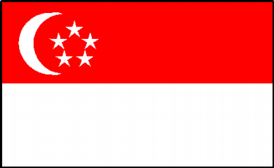 Flagge Singapur