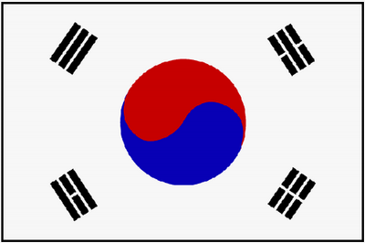 Flagge Südkorea