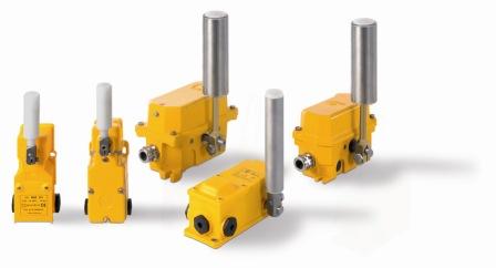 Gruppe Schieflaufschalter