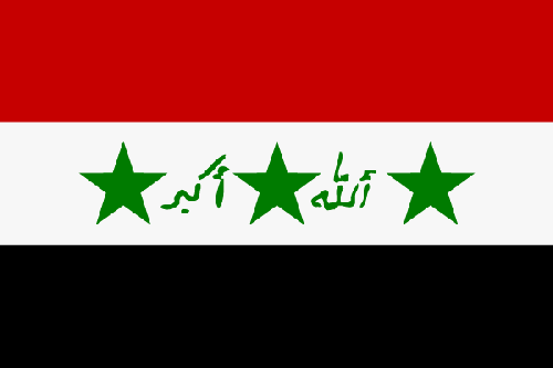 Flagge Irak